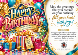 Happy Birthday virtual greeting card