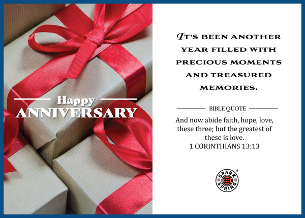 Christian-inspired Anniversary Greeting Card