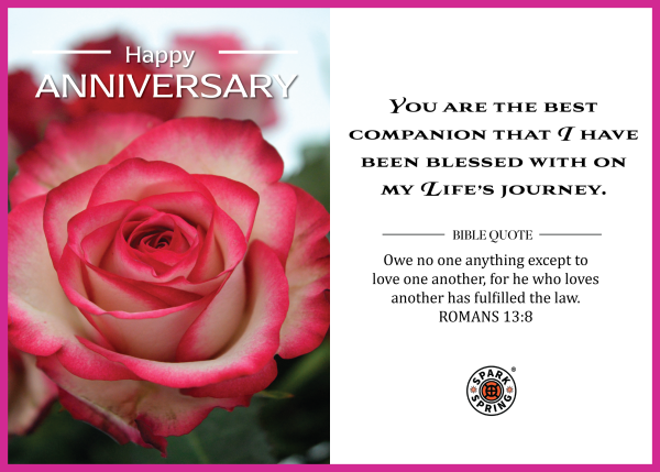 Christian-inspired Anniversary Greeting Card