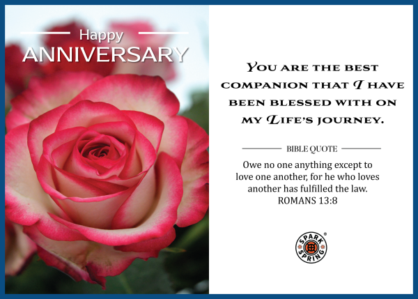 Christian-inspired Anniversary Greeting Card