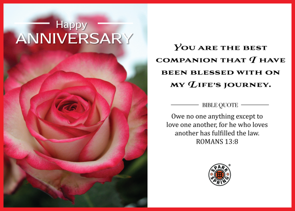Christian-inspired Anniversary Greeting Card