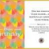 Christian-inspired Older Wiser Happy Birthday Eco-Friendly Greeting Card (Virtual)