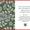 Christian-inspired Unforgettable Happy Birthday Eco-Friendly Greeting Card (Virtual)