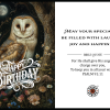 Christian-inspired Joy & Happiness Happy Birthday Eco-Friendly Greeting Card (Virtual)