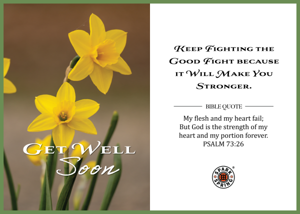 Christian-inspired Get Well Soon Greeting Card (Virtual)