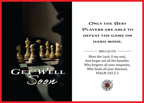 Christian-inspired Get Well Soon Greeting Card (Virtual)