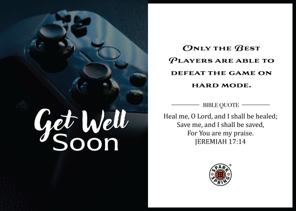 Christian-inspired Get Well Soon Greeting Card (Virtual)