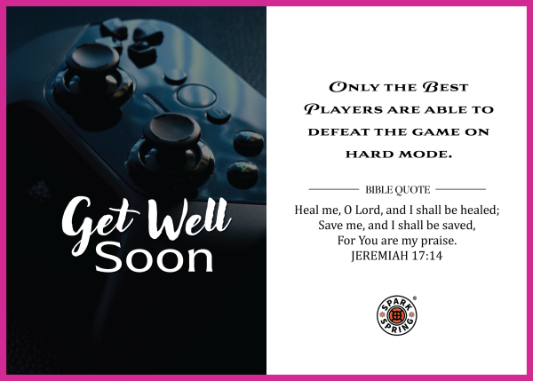 Christian-inspired Get Well Soon Greeting Card (Virtual)