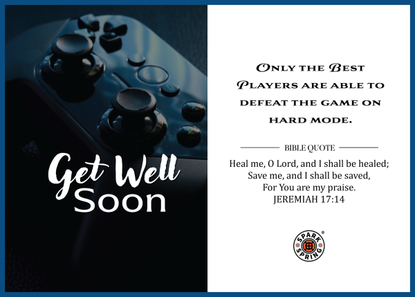Christian-inspired Get Well Soon Greeting Card (Virtual)