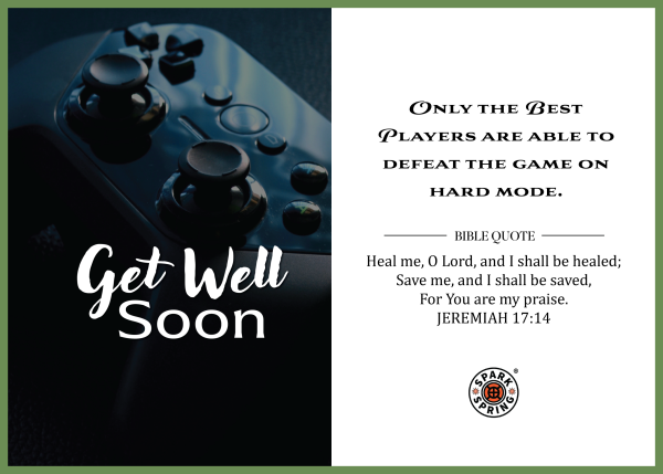 Christian-inspired Get Well Soon Greeting Card (Virtual)