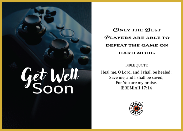 Christian-inspired Get Well Soon Greeting Card (Virtual)