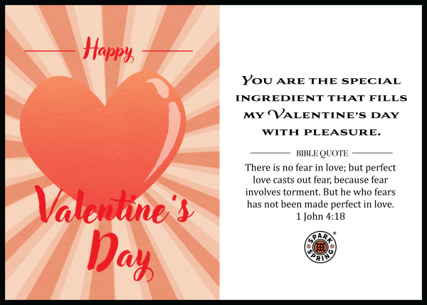 Christian-inspired Valentine's Day Greeting Card