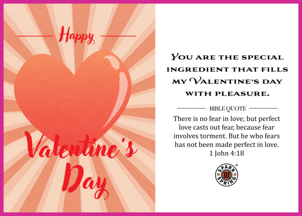 Christian-inspired Valentine's Day Greeting Card