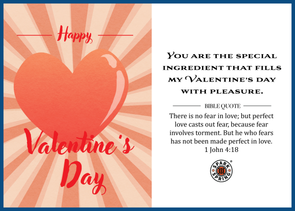 Christian-inspired Valentine's Day Greeting Card