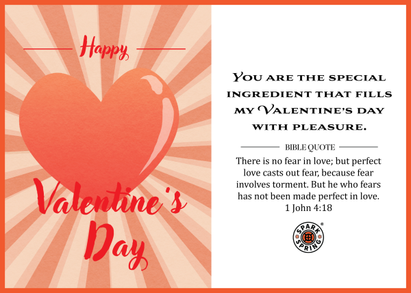 Christian-inspired Valentine's Day Greeting Card
