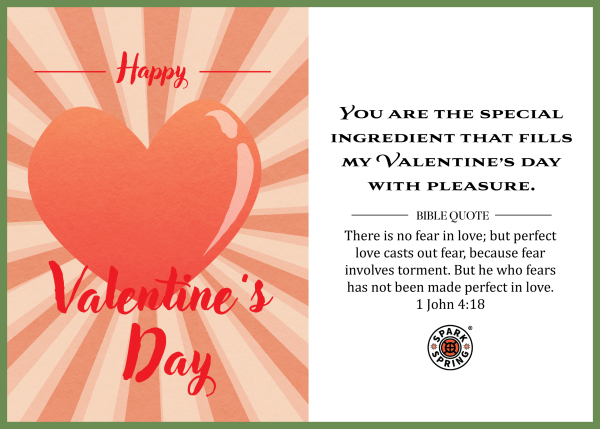 Christian-inspired Valentine's Day Greeting Card