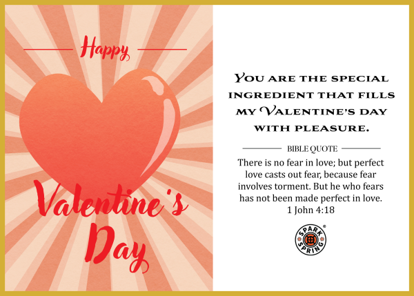 Christian-inspired Valentine's Day Greeting Card