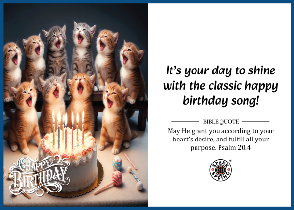 Christian-inspired Birthday greeting card