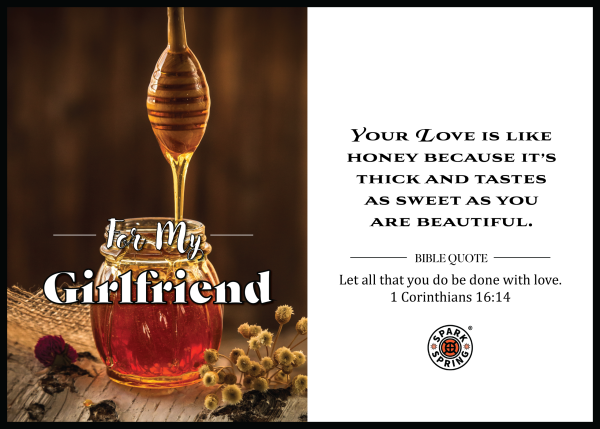 Christian-inspired Valentine's Love For Girlfriend Greeting Card