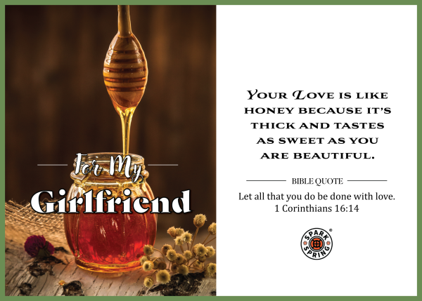 Christian-inspired Valentine's Love For Girlfriend Greeting Card