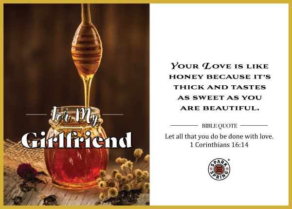 Christian-inspired Valentine's Love For Girlfriend Greeting Card