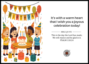 Christian-inspired Birthday Greeting Card