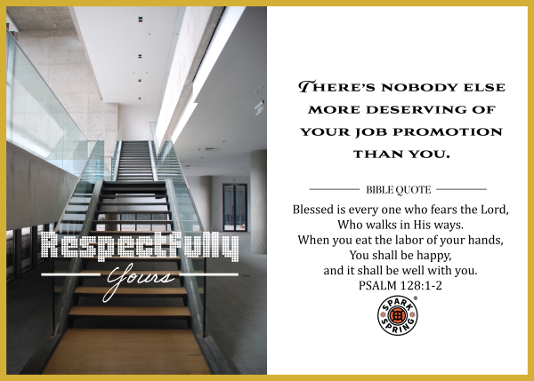 Christian-inspired More Deserving Respectfully Yours Eco-Friendly Greeting Card (Virtual)