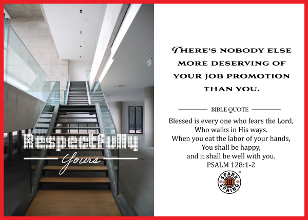 Christian-inspired More Deserving Respectfully Yours Eco-Friendly Greeting Card (Virtual)