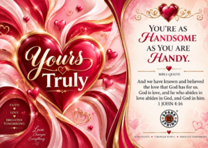 Spark + Spring virtual Greeting Card - Yours Truly (Love & Romance)