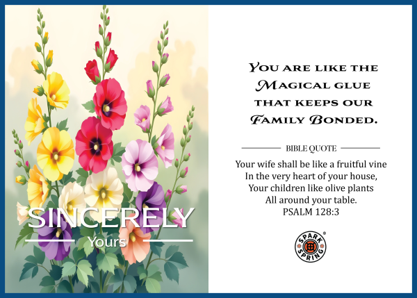 Christian-inspired Magical Glue Sincerely Yours Love & Valentine's Day Eco-Friendly Greeting Card (Virtual)