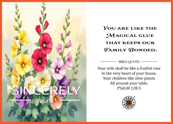 Christian-inspired Magical Glue Sincerely Yours Love & Valentine's Day Eco-Friendly Greeting Card (Virtual)