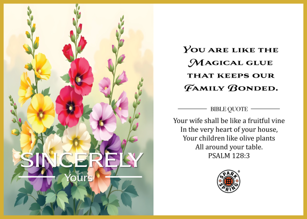 Christian-inspired Magical Glue Sincerely Yours Love & Valentine's Day Eco-Friendly Greeting Card (Virtual)