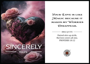 Christian-inspired Sincerely Yours Love & Valentine's Day Eco-Friendly Greeting Card (Virtual)