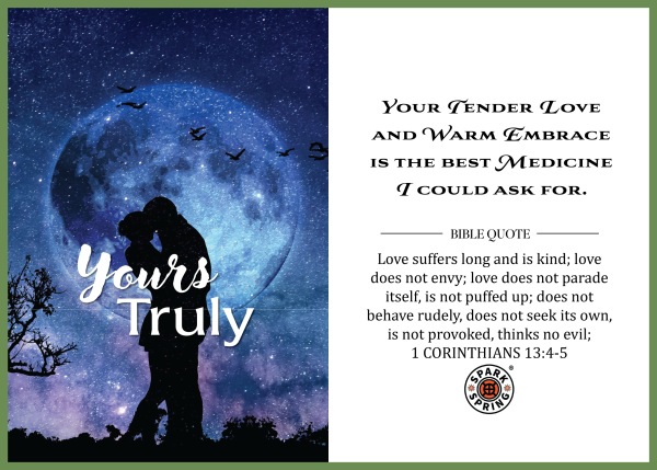 Christian-inspired Yours Truly Love & Valentine's Day Greeting Card (Virtual)
