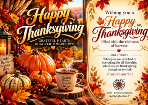 Spark + Spring virtual Greeting Card - Thanksgiving
