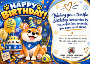 Spark + Spring virtual Greeting Card - Happy Birthday