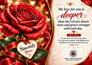Spark + Spring virtual greeting card - Sincerely Yours (Love & Romance)