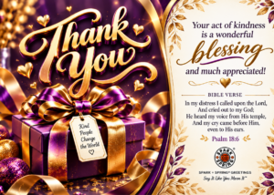 Spark + Spring virtual Greeting Card - Thank You